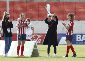 El Atlético ofrece la Supercopa a su afición, que volvió tras 10 meses