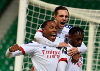 Goleada histórica del Lyon en el derbi ante el Saint Étienne