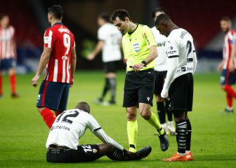 Diakhaby y Correia, lesionados, bajas contra el Sevilla