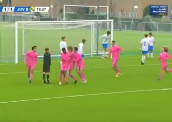 El gol de auténtico crack del hijo de Julen Guerrero: el Madrid tiene una joya en la cantera