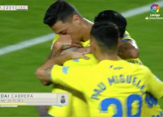 Las Palmas supera a un Leganés con dos expulsados