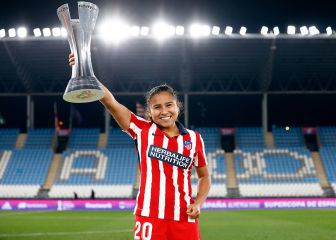 Leicy Santos, bastión del centro del campo en el Atlético