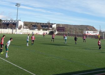 Detenido un partido en Logroño por un 'apretón' del portero