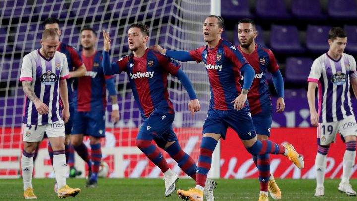 Valladolid 2 - Levante 4: goles y resumen de la Copa del Rey - AS.com