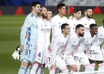 El vestuario del Madrid: 