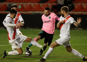 El Barça suda sangre en Vallecas