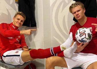 Indirecta de Haaland a Zidane con Odegaard de fondo