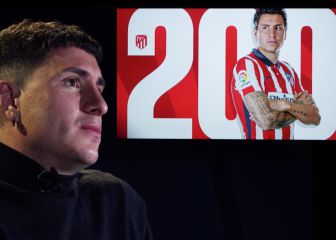 Giménez y sus 200 partidos: piel de gallina para los atléticos