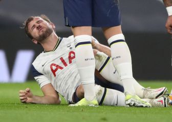 Kane se lesiona los tobillos