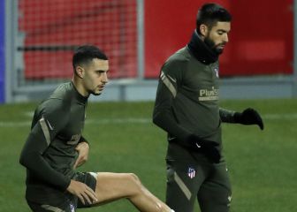 Hermoso y Carrasco no entrenan por un 'resultado no concluyente'