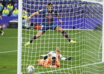 Rafa Mir devuelve la sonrisa al Huesca en Zorrilla