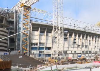 Así avanzan las obras del Santiago Bernabéu