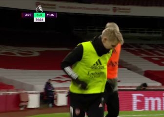 El saludo entre dos en el Arsenal-United que hace un año pensaban que estarían hoy en el Madrid