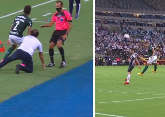 El final de la Libertadores fue de película: roja a Cuca, pelea en las gradas y gol en el 99'