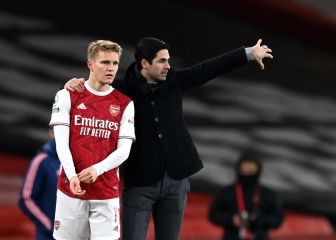 Odegaard marca territorio