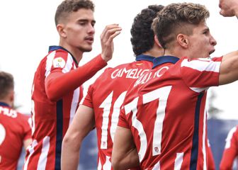El Atlético B sufre pero gana gracias a un gol de Camello