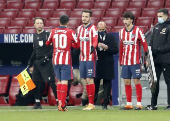Posible alineación del Atlético de Madrid hoy contra el Cádiz