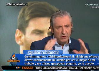 La petición de Pedrerol a Messi ahora que se ha filtrado su multimillinoario contrato