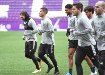 Janko y Jota vuelven a entrenarse con el Real Valladolid