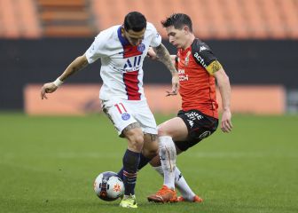 Di María, Sarabia y Mbappé golean al colista