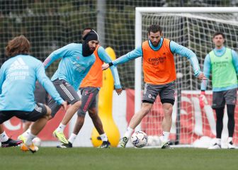 Nacho se entrena con el grupo