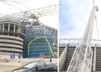El rápido avance en la remodelación del estadio del Real Madrid