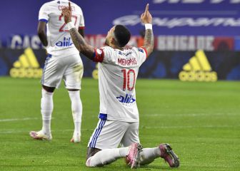 El Lyon duerme líder de la Ligue 1 y mete presión al PSG