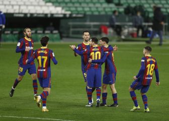 Todos los goles del Betis - Barcelona en imágenes