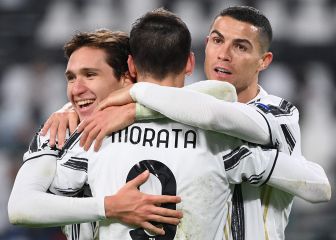 Morata alimenta a Cristiano y emociona a Pirlo