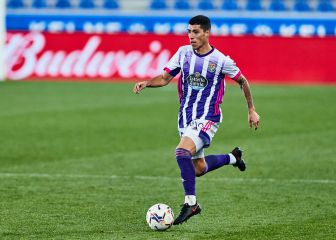 Lucas Olaza, el séptimo lateral titular del Pucela