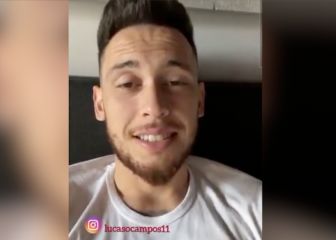Las primeras palabras de Ocampos tras lesionarse