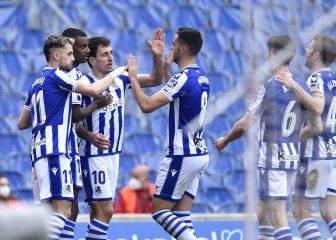 Isak y Oyarzabal suman ya la mitad de los goles de la Real