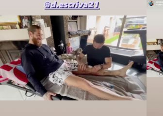 Ramos muestra su recuperación en casa y luce pantalones a la moda