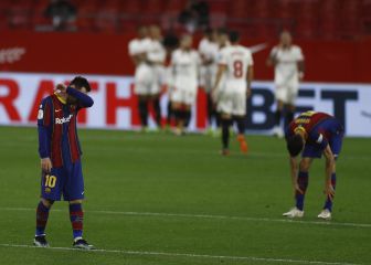 El Sevilla deja en el filo al Barça