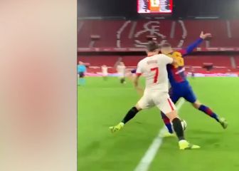 El Barça publica en sus redes una toma inédita para denunciar que hubo penalti a Alba
