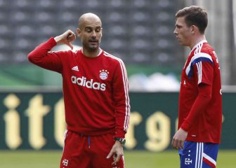 El día que Pep y Hojbjerg lloraron juntos