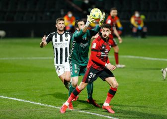 Álvaro Campos, portero del Castellón y cirujano capilar