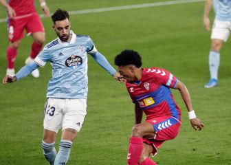 Santi Mina da los tres puntos al Celta