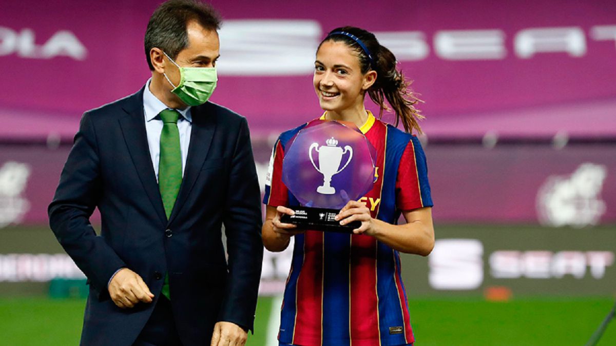 Aitana Bonmatí, MVP of the Cup final against Logroño