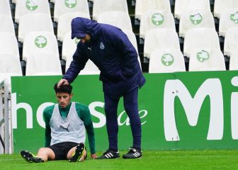 Camus se lesiona en la última jugada del partidillo