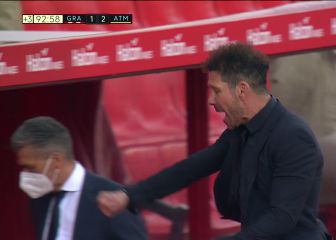 ¿Es media liga el triunfo en Granada? Vean a Simeone en el pitido final