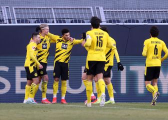 Haaland salva un importante punto para el Dortmund