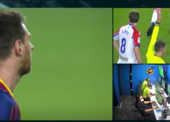 El VAR anuló un gol a Messi por fuera de juego de Griezmann