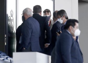 Encuentro de Ramos con la cúpula del club en Valdebebas