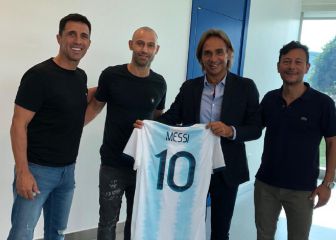 Mascherano pasa por Aspire Academy