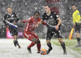 El Bayern no pasa del empate en su campo cubierto de nieve