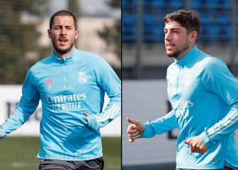 Rodrygo, Hazard y Valverde, más cerca de regresar al grupo