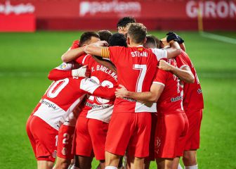 El Girona gana sufriendo mínimamente al final