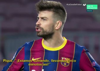 Piqué pierde los nervios con Griezmann de la impotencia: 