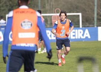 Keko mejora y apunta a única novedad en el once del Depor